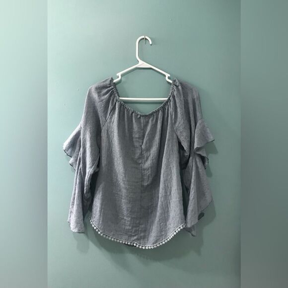 NWOT … Super Sassy “Size: S” Peasant Top / Blouse - Picture 2 of 4